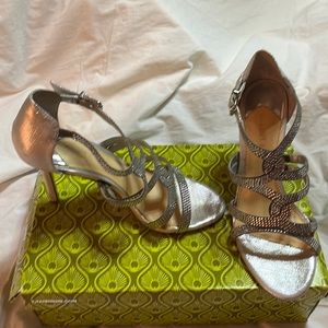 Silver Gianni Bini with rhinestones
